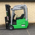 New 3 wheel electric forklift truck